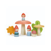 Familia de gnomos del bosque