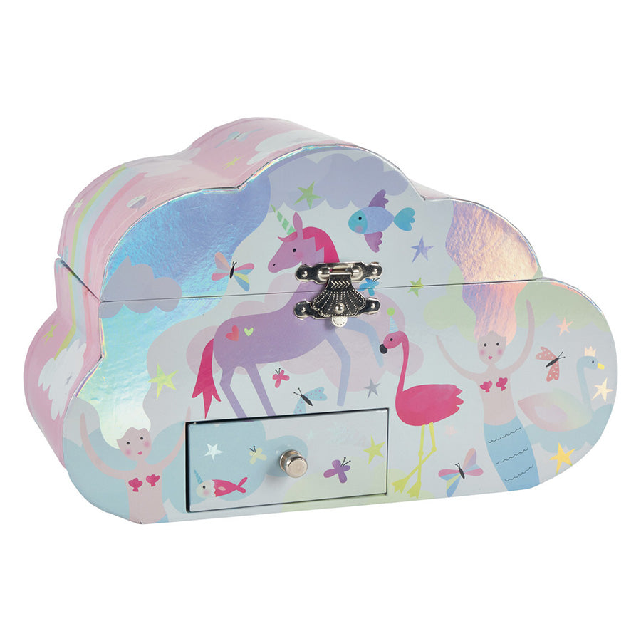 jewellery box fantasy cloud floss & rox joyero musical unicornios